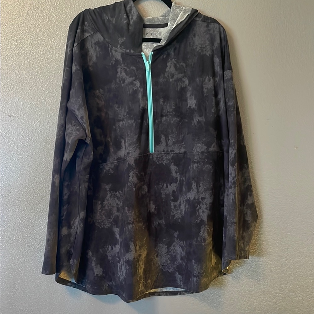 Black and Gray Hooded Jacket